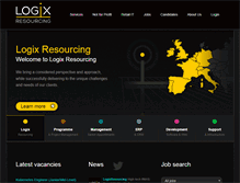 Tablet Screenshot of logixresourcing.com